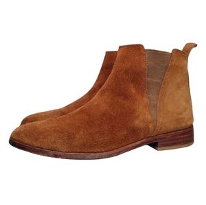 Nisolo Suede Leather Chelsea Round Toe Ankle Boots Sz 9.5